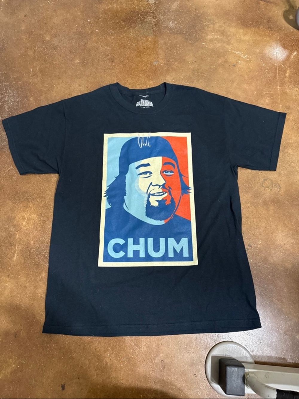 CHUM Lee Graphic Tee - Black Men's T-Shirt- Autographed